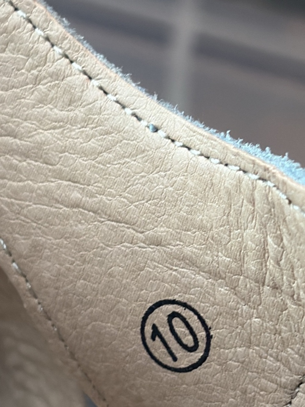 Toms Light Blue Denim Embroidered Wedge Sandals with Brown Straps | SIZE 10 0002 - Picture 6 of 6